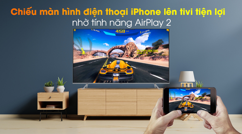 AirPlay 2- Smart Tivi QLED Samsung 4K 85 inch QA85Q70T