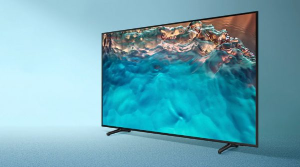 Smart Tivi Samsung 4K 75 inch UA75BU8000 - Thiết kế viền mỏng, nhẹ